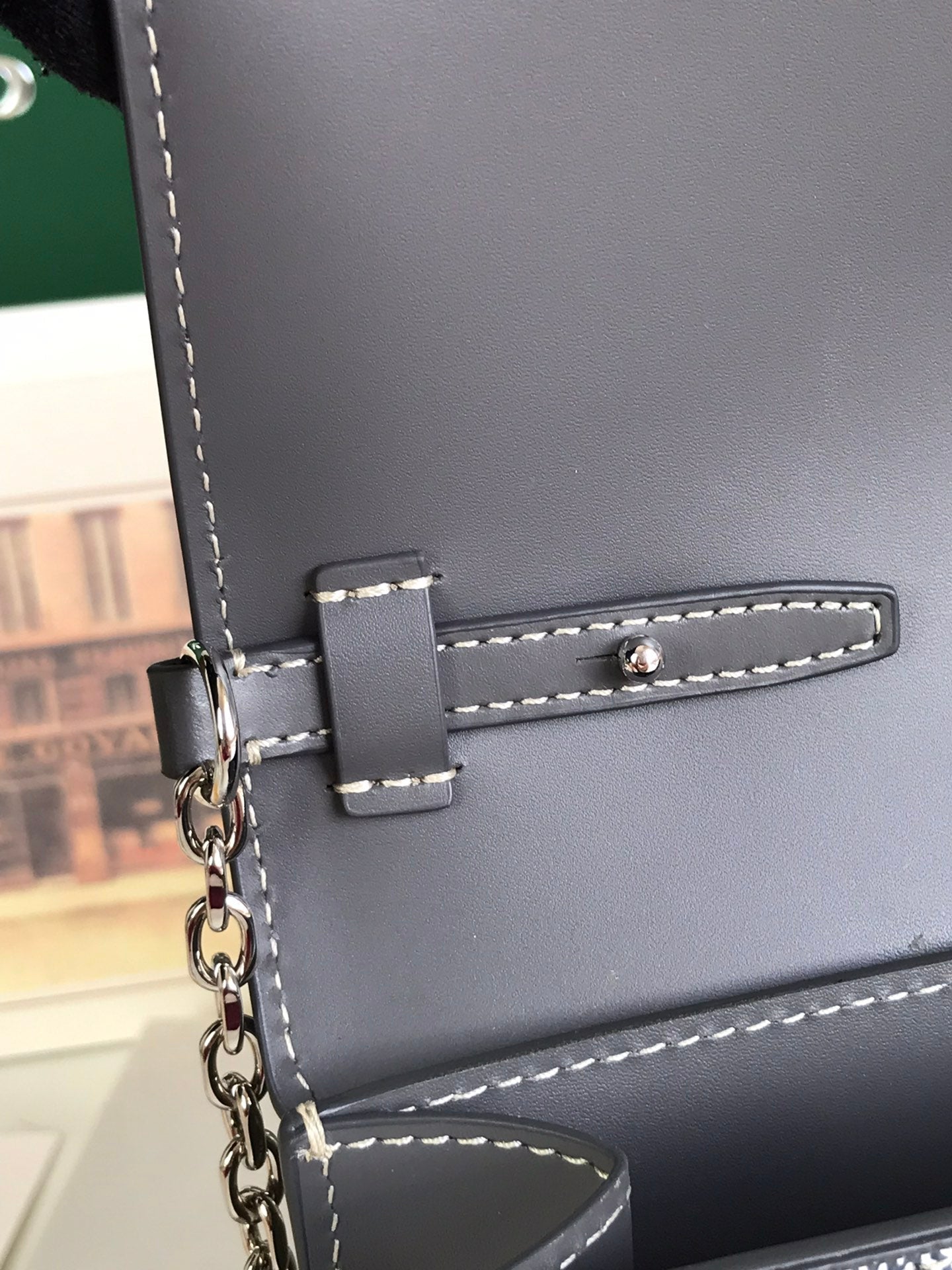 Goyard Duchesse Marie-Caroline Bag 25cm Gray Goyardine Canvas And Smooth Calfskin