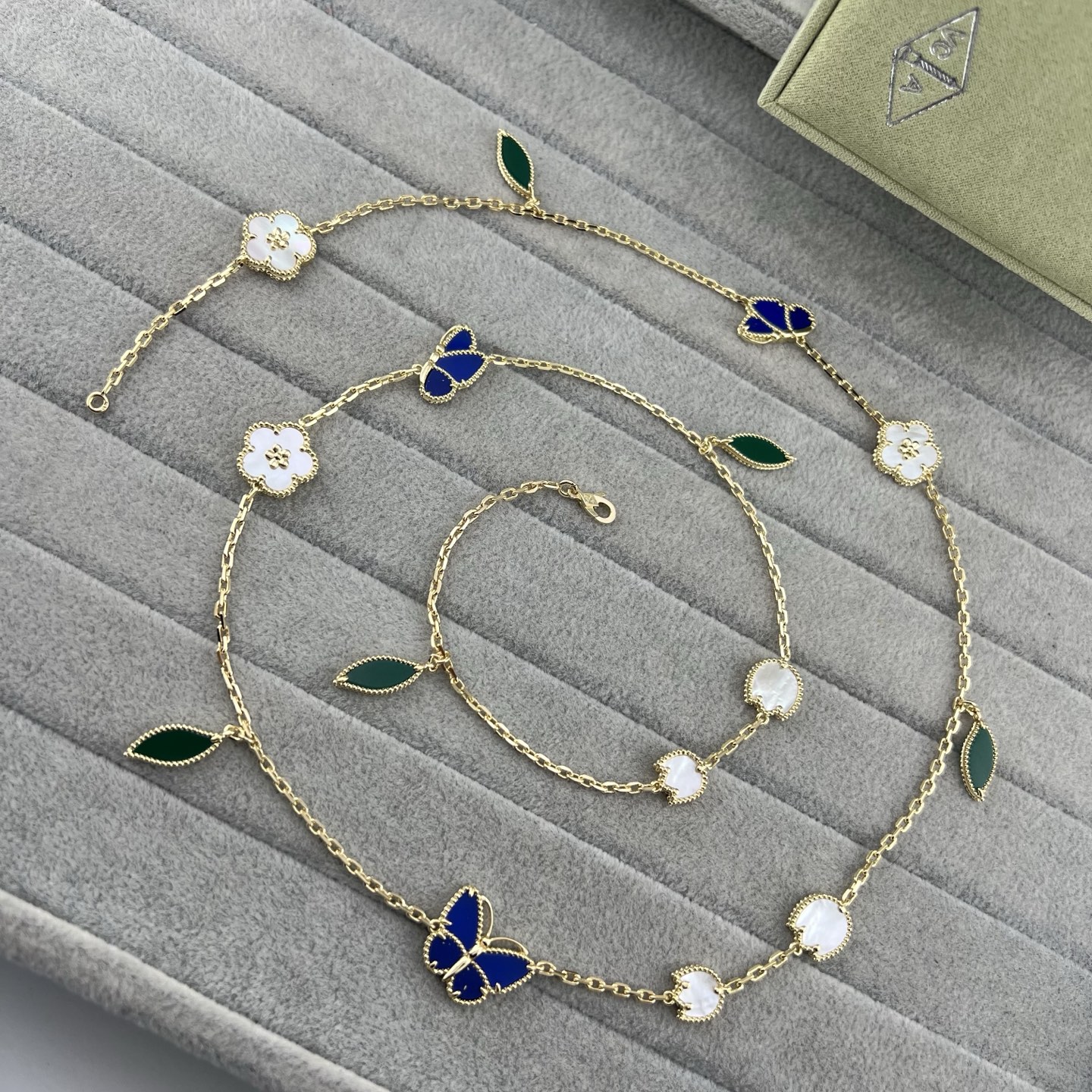 Lucky Spring Butterfly Long Necklace
