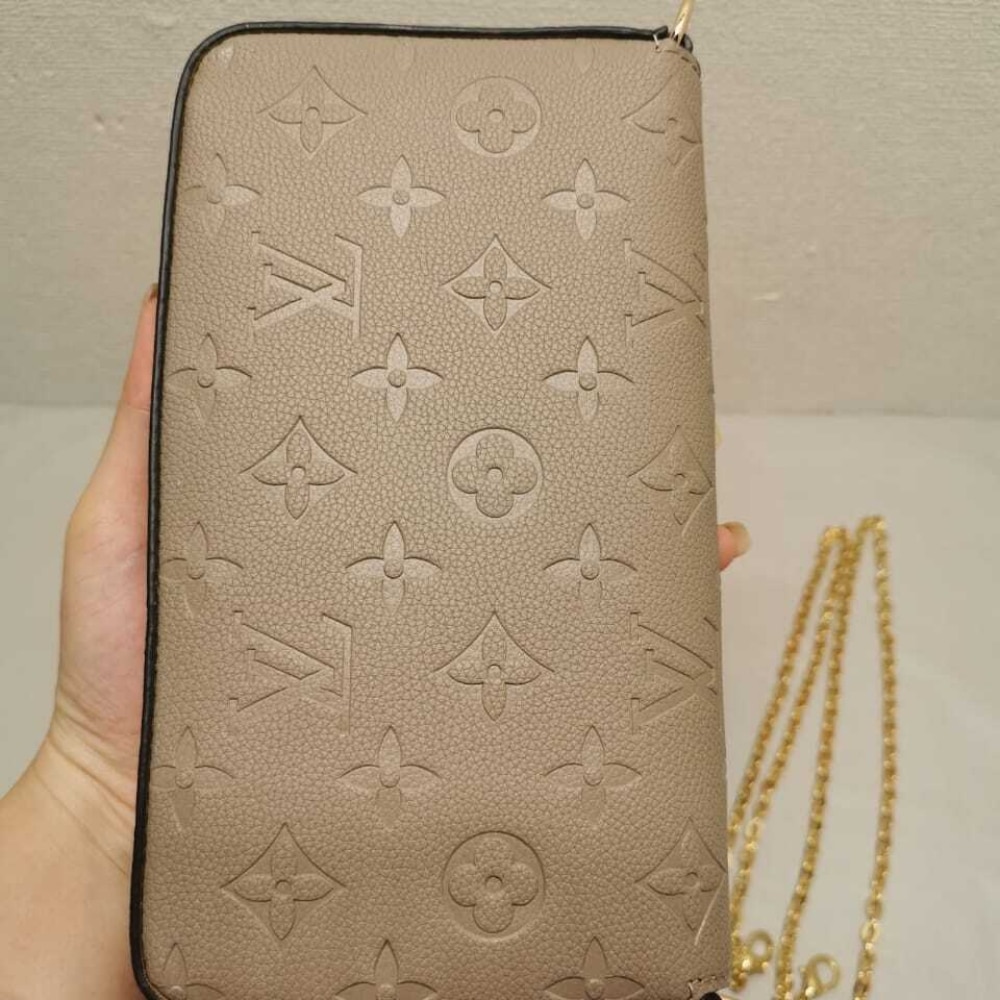 Louis Vuitton Felicie Pochette Monogram Bag Beige 21cm M82609