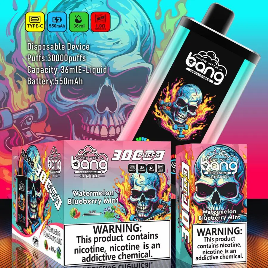 Bang 30K PRO LED Disposable Vape(3 pieces)