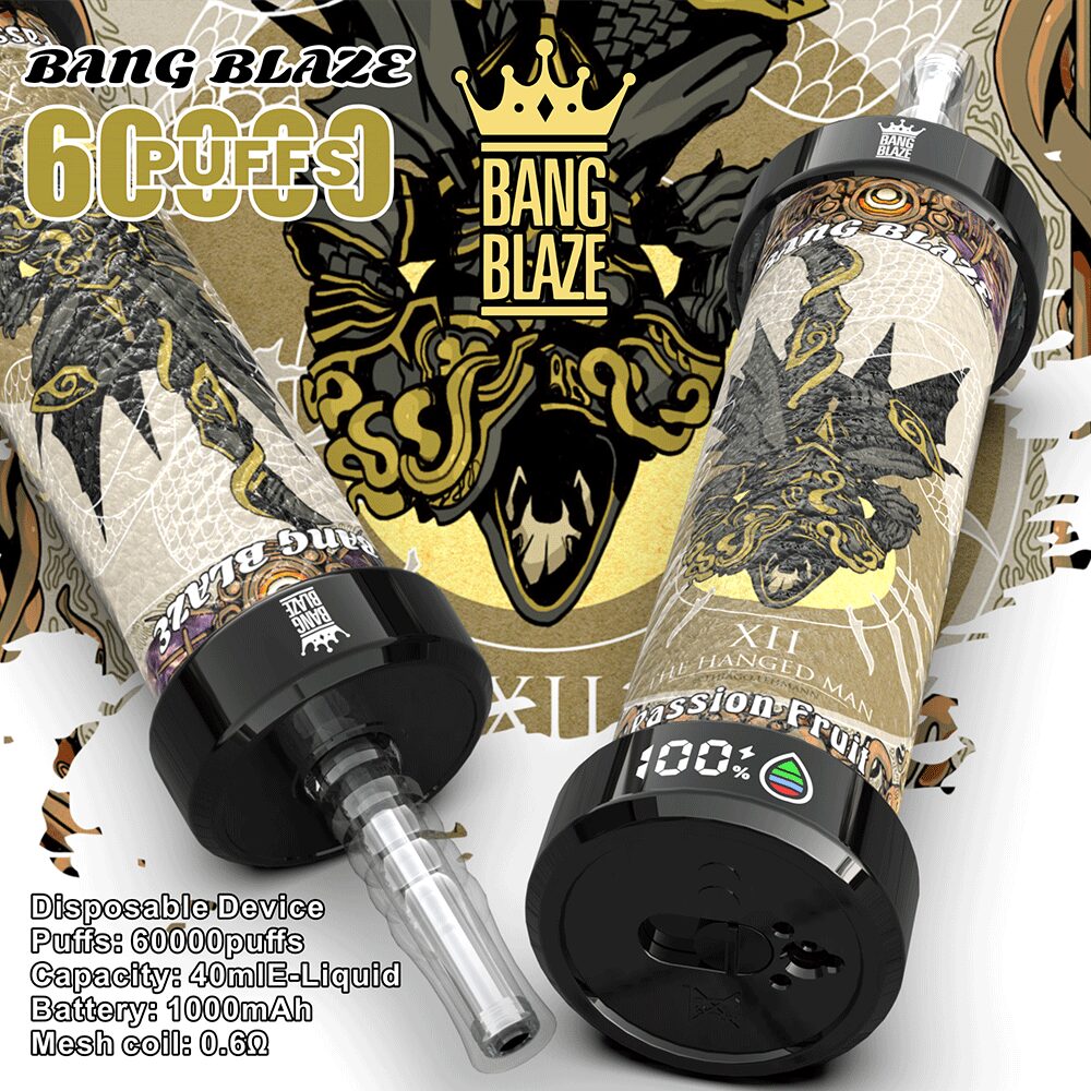 🔥【Hot Sale】Bang Blaze 60k 60000 Puffs Latest Original LCD Display Disposable Vape Pen🔥