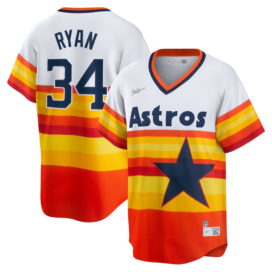 Nolan Ryan Houston Astros Home Cooperstown Collection Player Jersey White