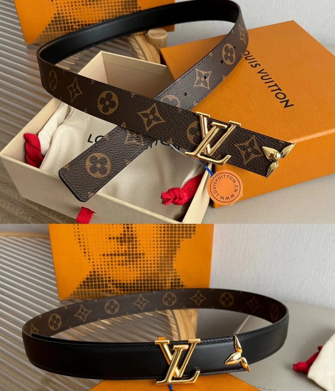 Louis Vuitton Women’s Reversible Belt