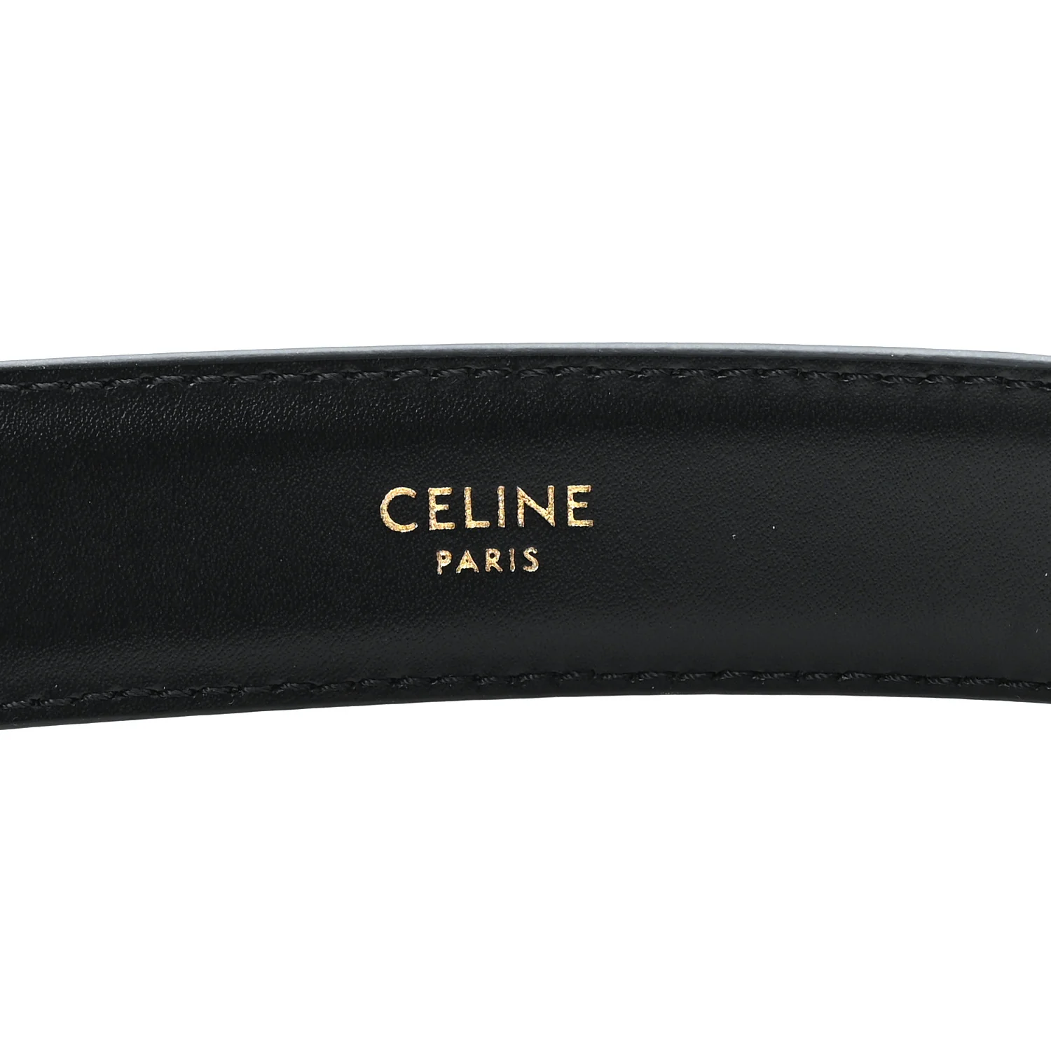 Box Calfskin Medium 25mm Triomphe Belt 85 34 Black