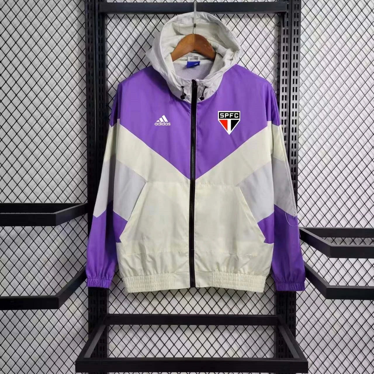 2023 Sao Paulo Windbreaker Purple Soccer Jersey 1:1 Thai Quality