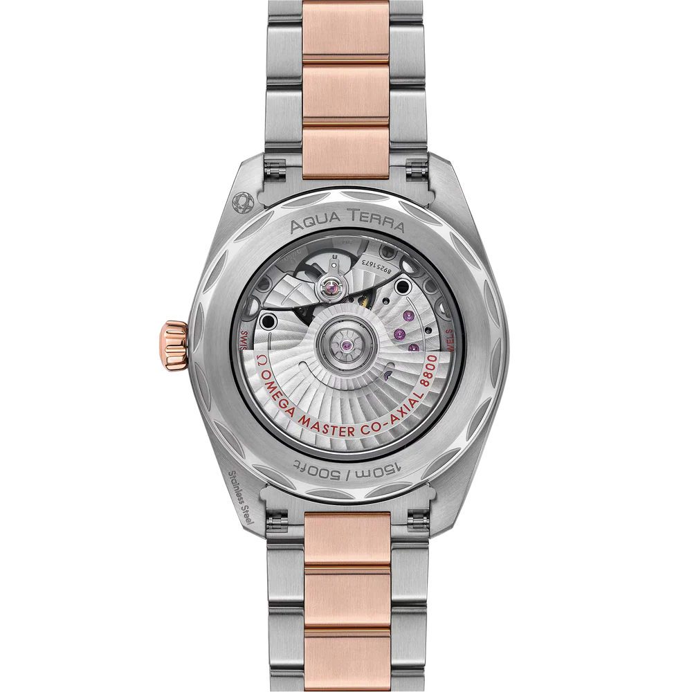 Omega Seamaster Aqua Terra 150M 38 mm Grey Dial Stainless Steel and  Sedna™ 18k Rose Gold Bracelet 220.20.38.20.06.001