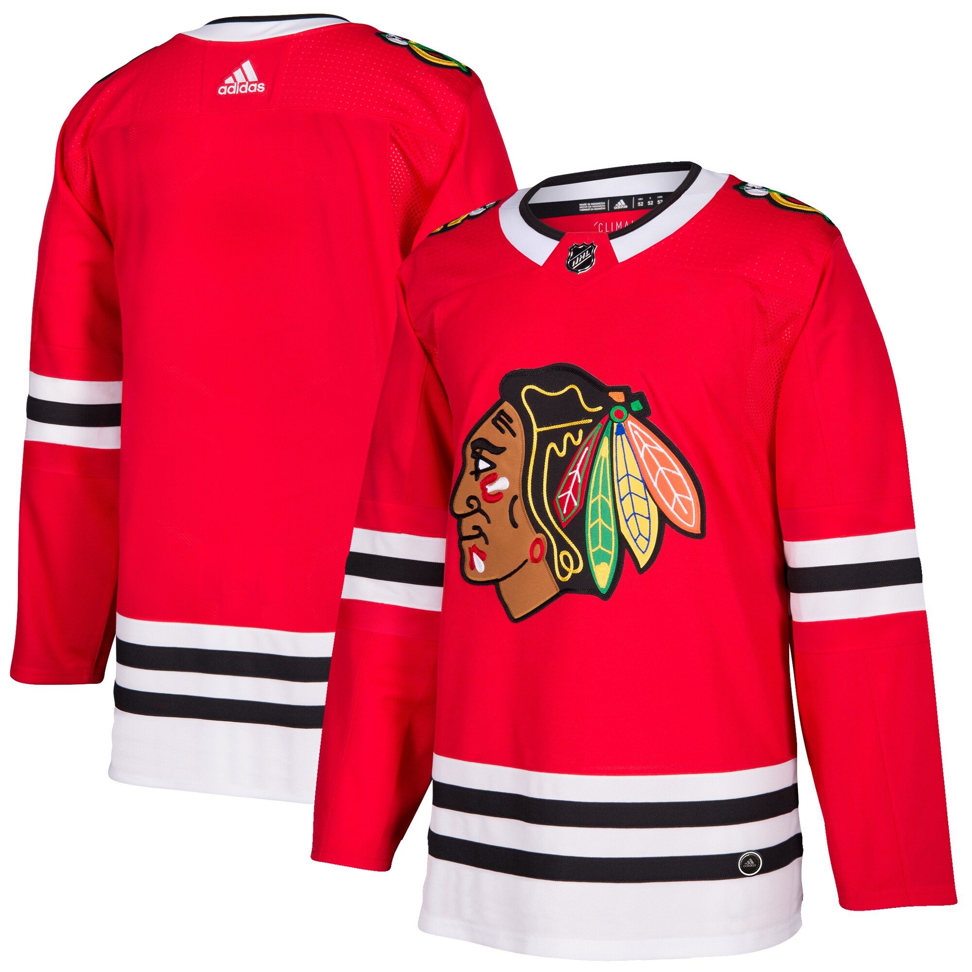 Chicago Blackhawks adidas Home Authentic Blank Jersey – Red