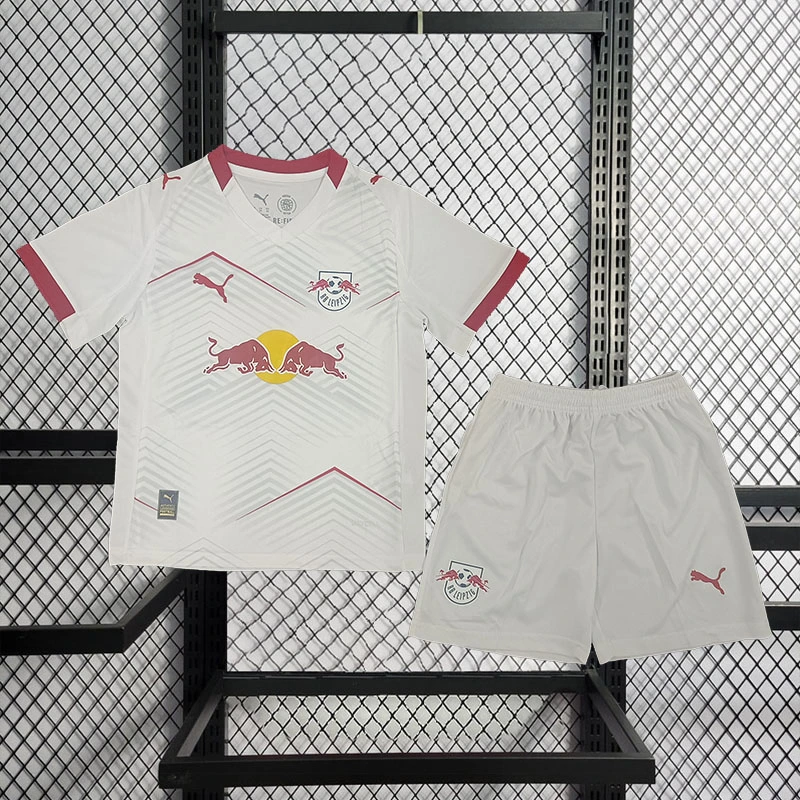 2025-26 RB Leipzig Home kids Football jersey