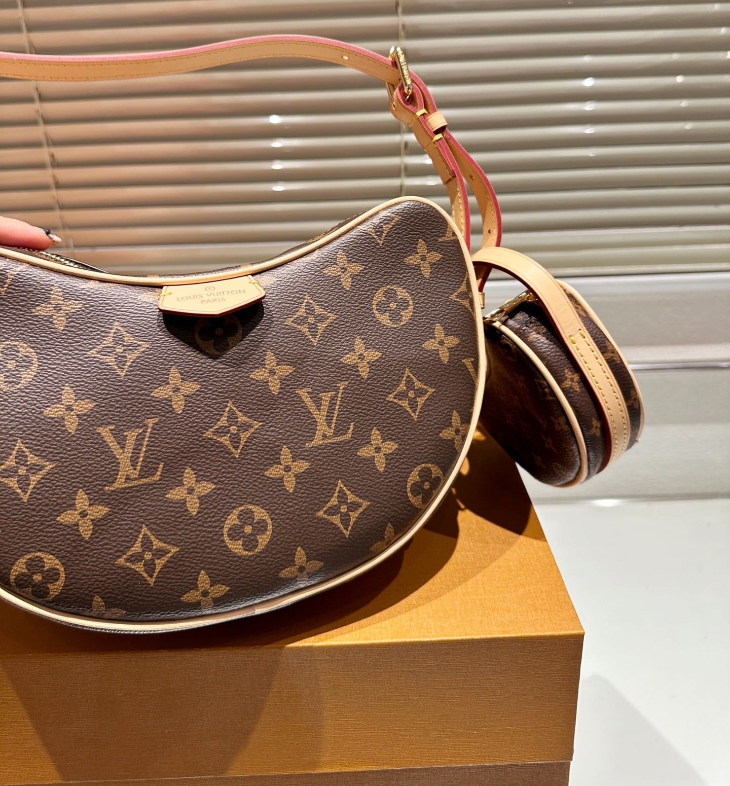 Louis Vuitton Croissant MM Monogram Canvas 25Cm M46828