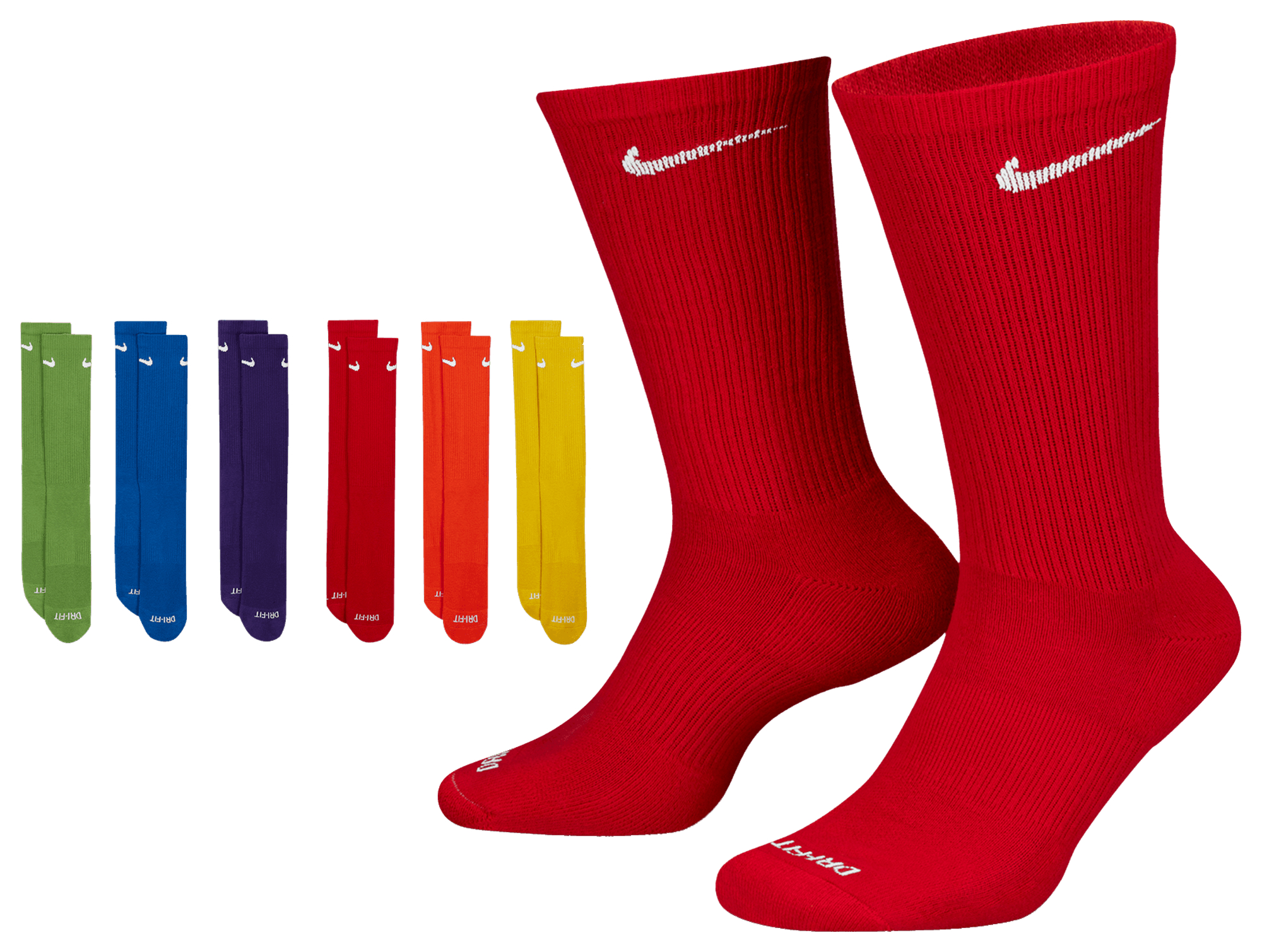 Nike 6 Pack Everyday Plus Cushioned Socks