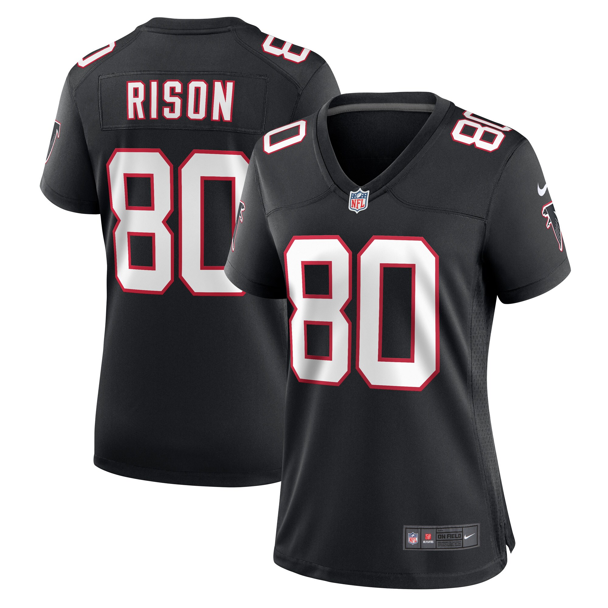 Andre Rison Atlanta Falcons Nike Women's Retired Player Jersey - Black