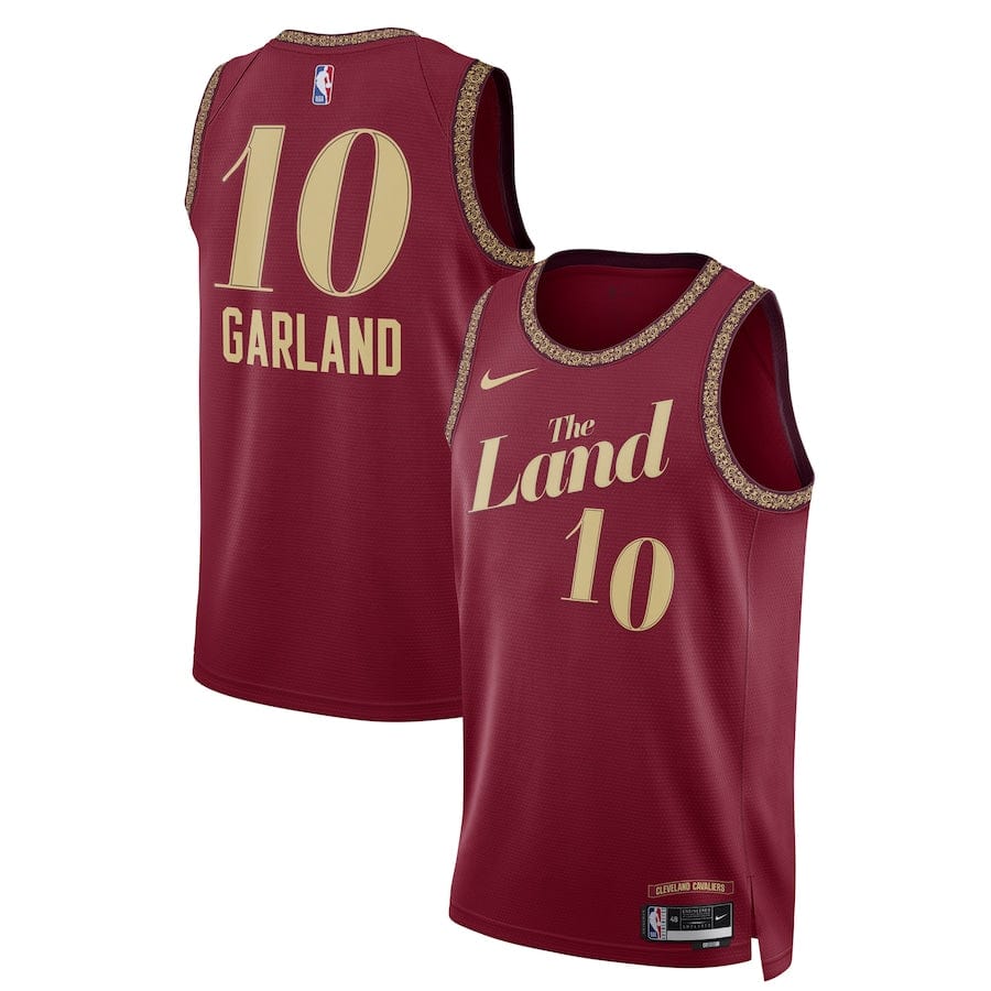 Darius Garland Cleveland Cavaliers2023-2024 season Jersey - Wine - City Edition