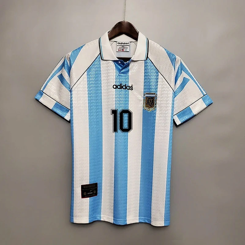 Retro 1996-97 Argentina home MARADONA Football jersey retro
