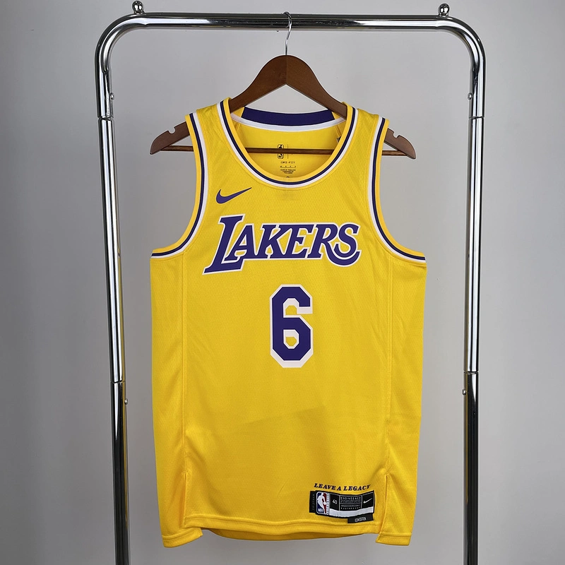 2023 NBA Lakers 6 JAMES Basketball Jersey