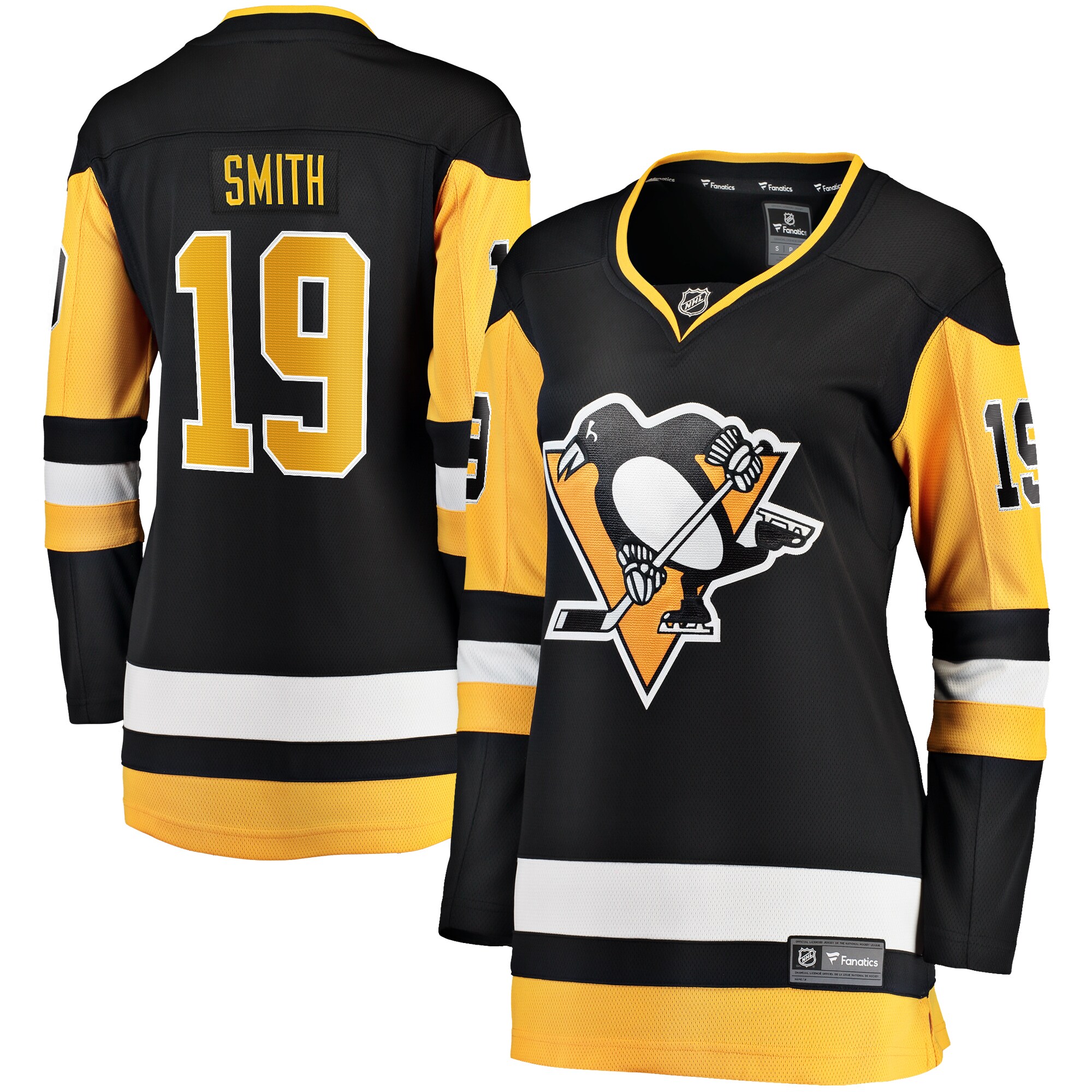 Reilly Smith Pittsburgh Penguins Fanatics Women’s Home Breakaway Player Jersey – Black