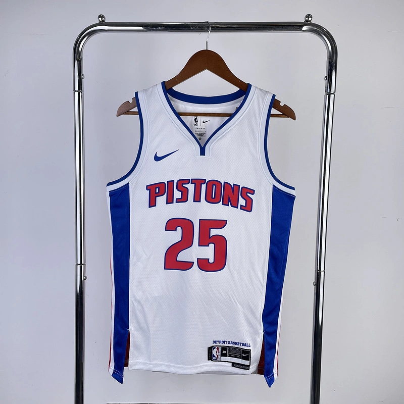 2023 NBA Detroit Pistons 25 ROSE Basketball Jersey