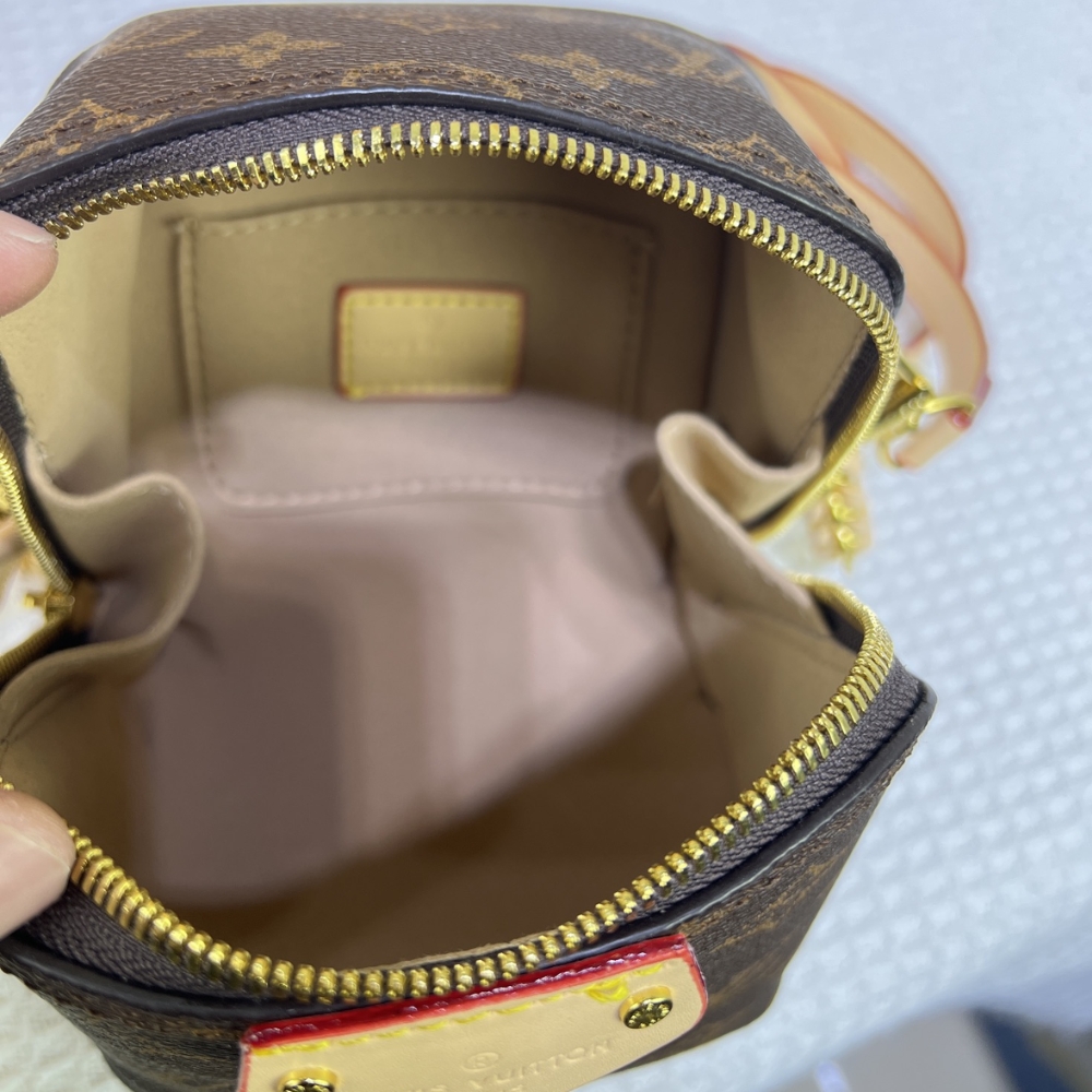 Louis Vuitton Just In Case Monogram Canvas Leather Brown 13Cm M47096