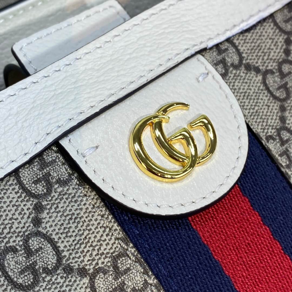 Gucci Ophidia GG Medium Tote White