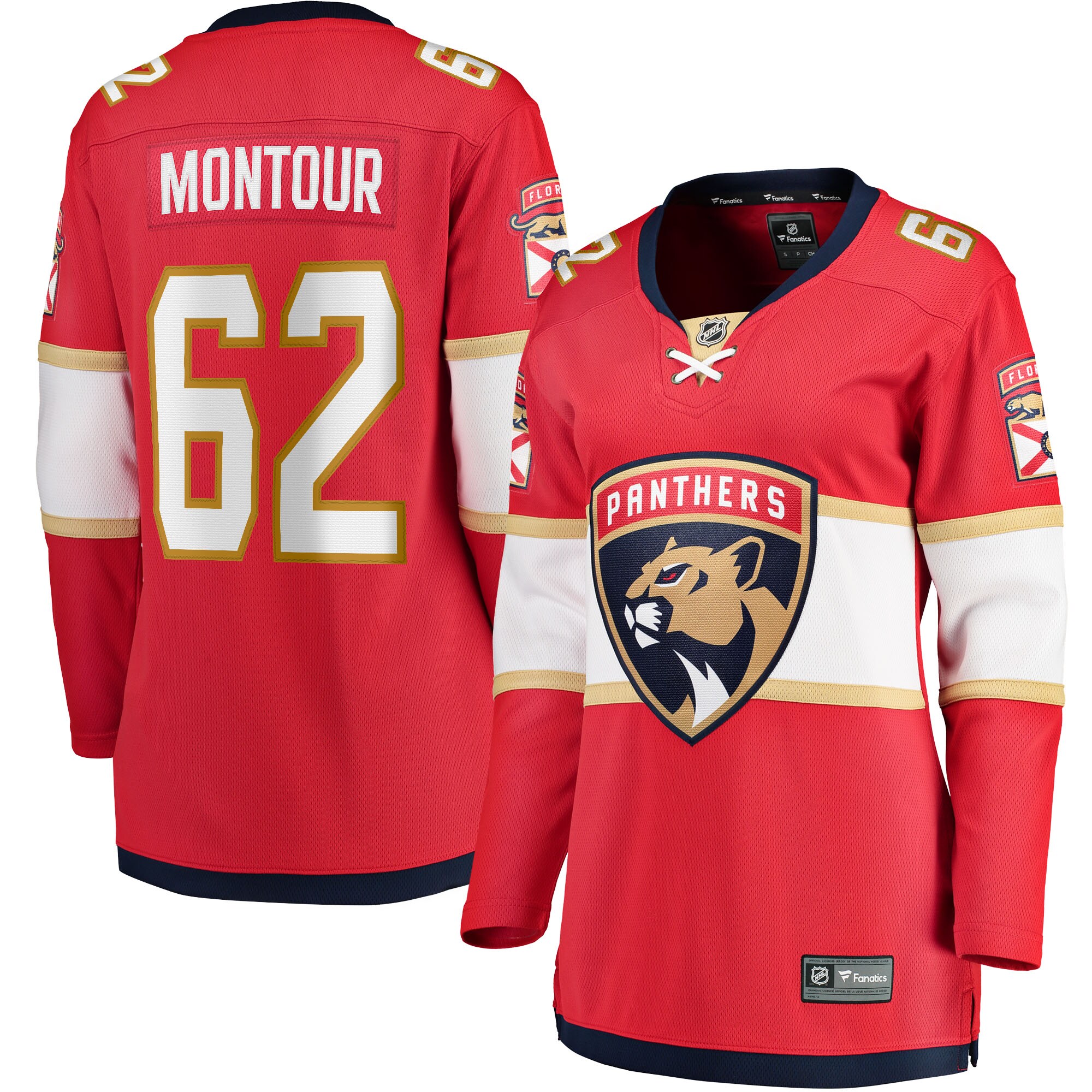 Brandon Montour Florida Panthers Fanatics Women’s Home Breakaway Player Jersey – Red