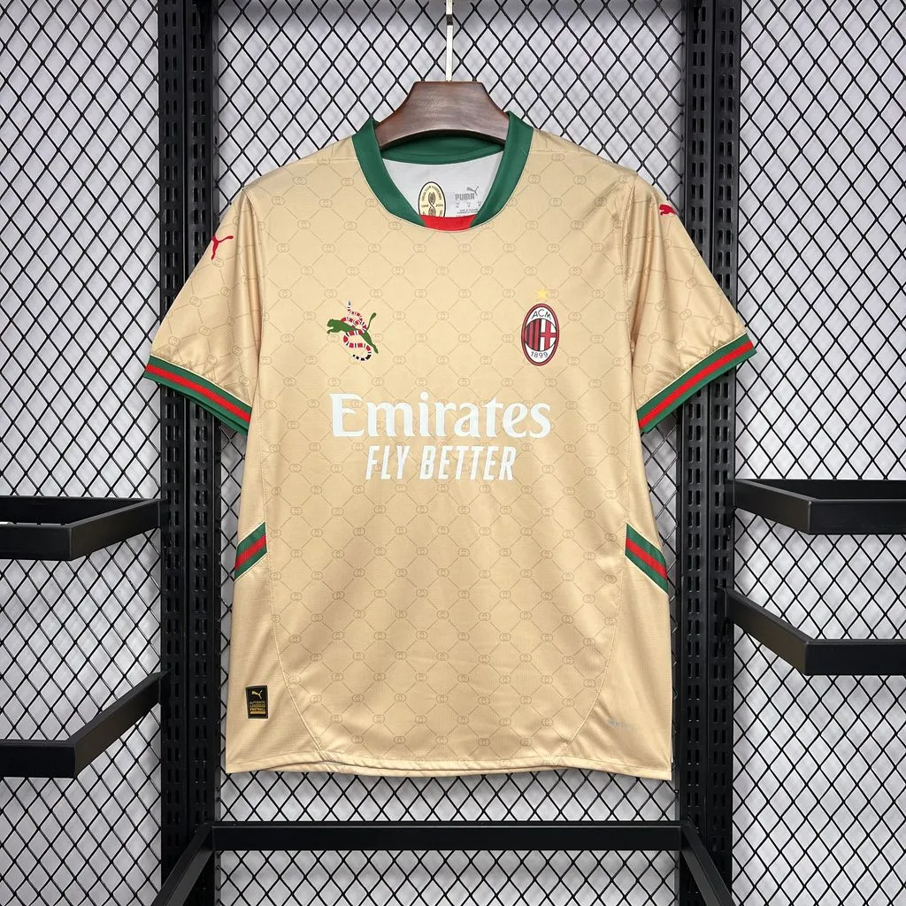 2024-25 AC Milan Gucci co-branded edition  Football jersey