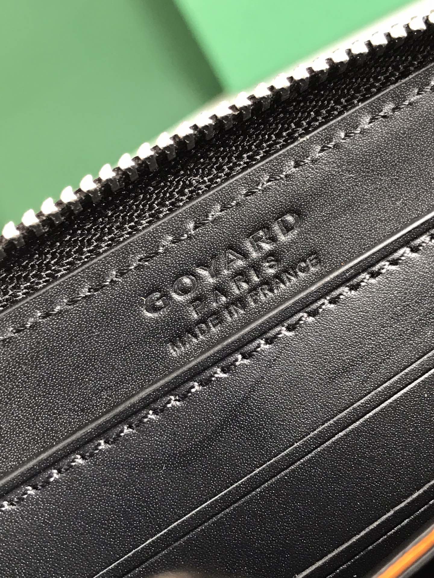 Goyard Matignon Mini Wallet 11 Cm Black Goyardine Canvas And Calfskin