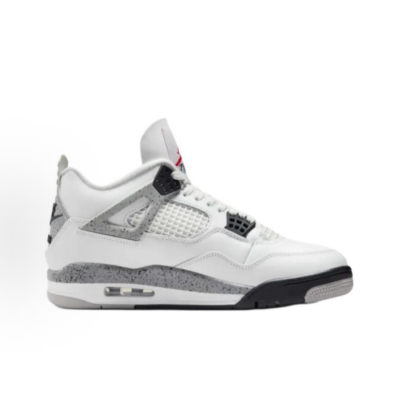 Air Jordan 4 Retro BG White Cement for Woman and Man 36-47