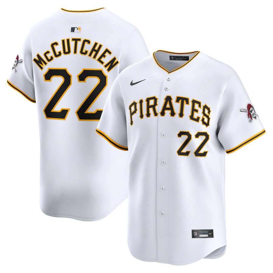 Andrew McCutchen Pittsburgh Pirates Youth Home Limited Player Jersey White
