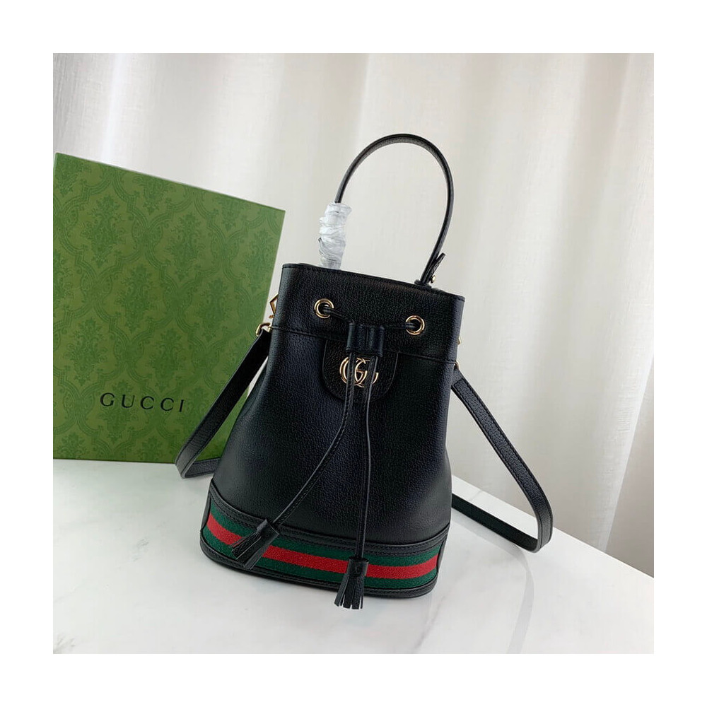 Gucci Ophidia Small Bucket Bag Black
