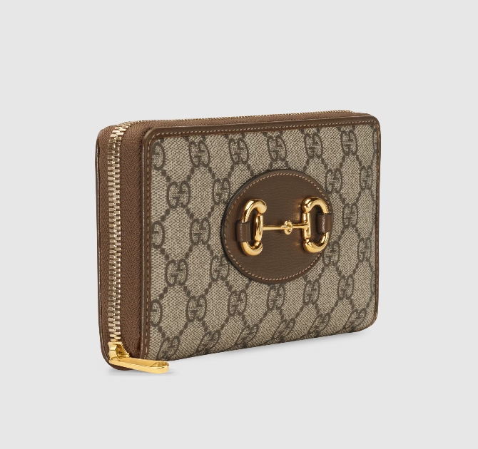 GUCCI HORSEBIT 1955 ZIP AROUND WALLET- ‎621889
