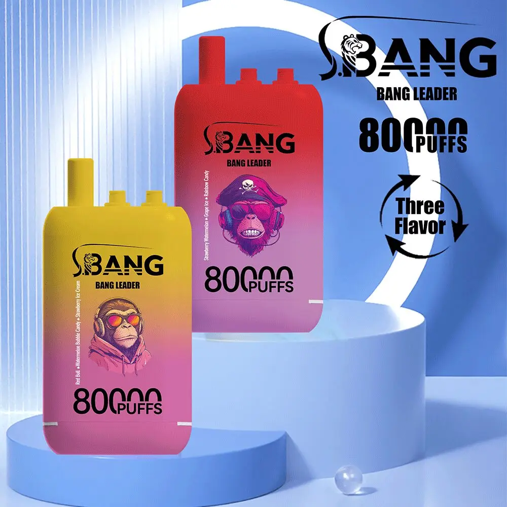 Bang Leader 80K 3 in 1 Rechargeable Disposable Vape(3 pieces)
