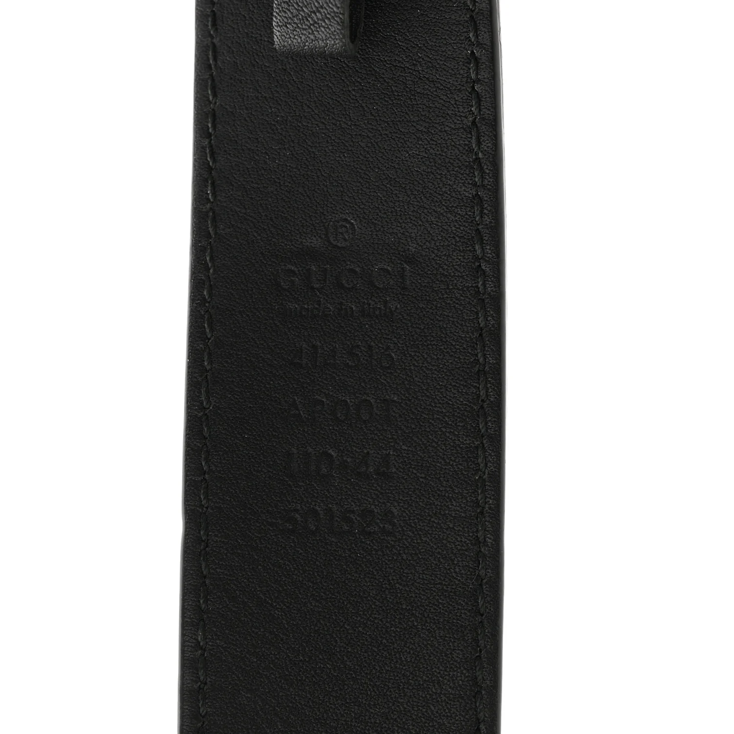 Moon Calfskin Double G 30mm Belt 110 44 Black