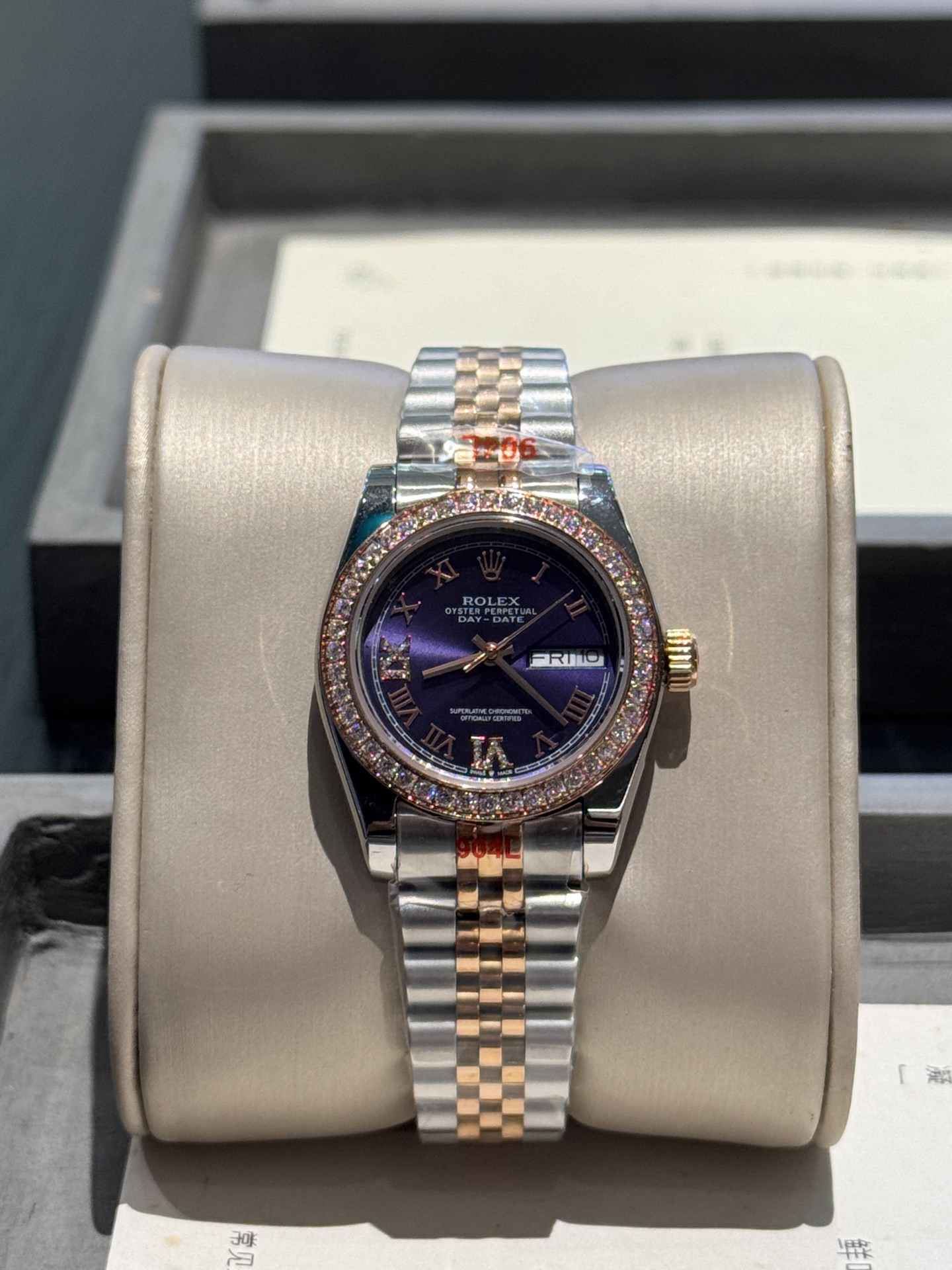 Rolex Datejust Classic Women's Model – Solid Steel Bracelet with Original Clasp, Imported Movement
