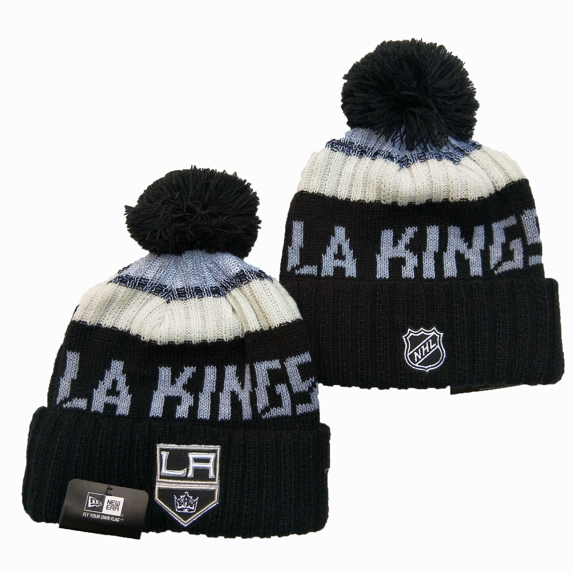 Men's Blue Sacramento Kings Knitted Cap with Pom