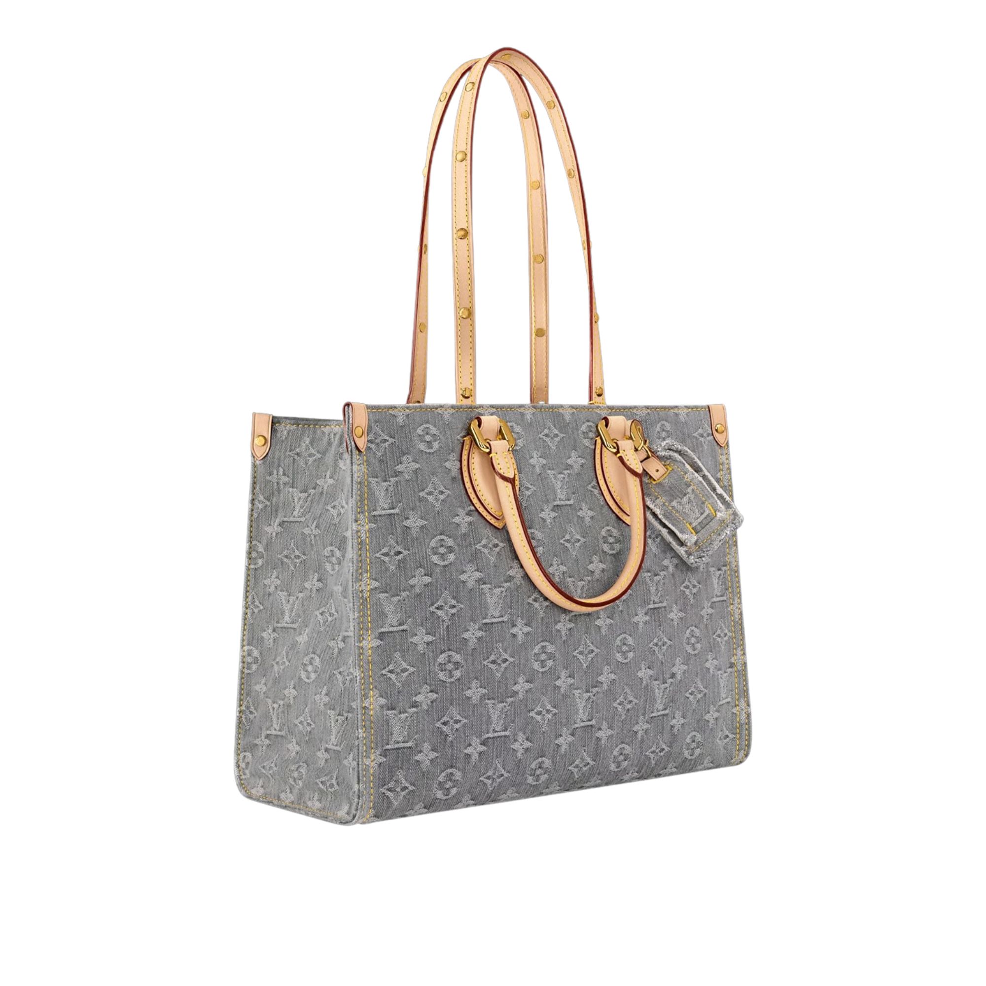 Louis Vuitton OnTheGo MM Bag Washed Grey M13189 32cm/ 12.6in