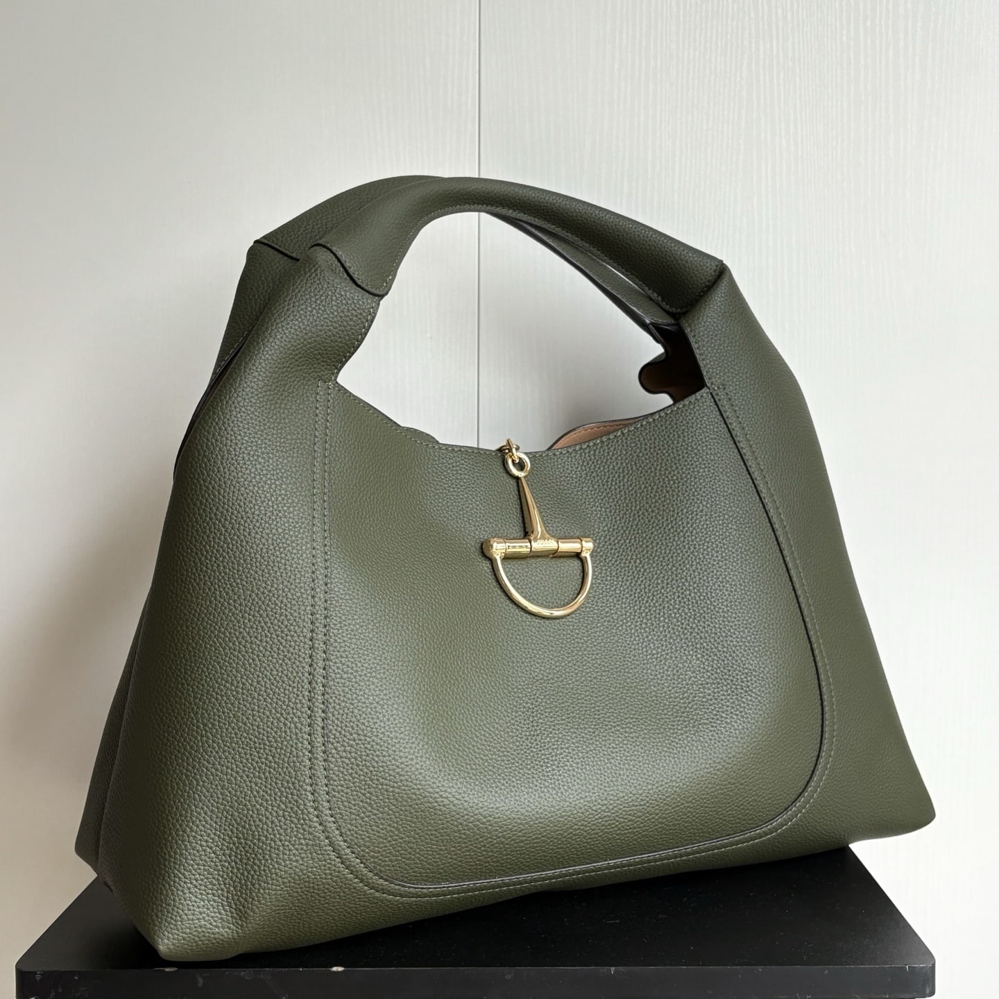 Gucci Softbit Maxi Shoulder Bag Green 46Cm 837466 AAEAO 3332