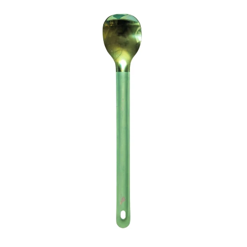 Titanium Long Handle Spoon with Polished Bowl by TOAKS