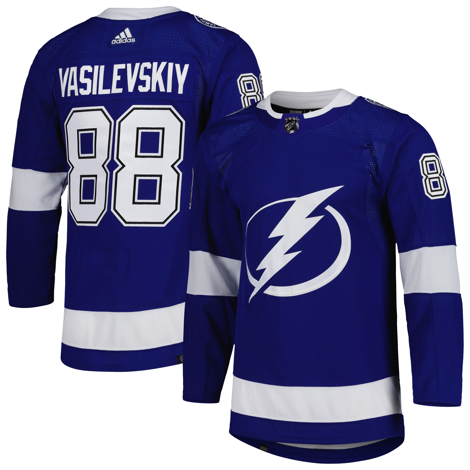 Andrei Vasilevskiy Tampa Bay Lightning adidas  Primegreen Authentic Player Jersey – Blue