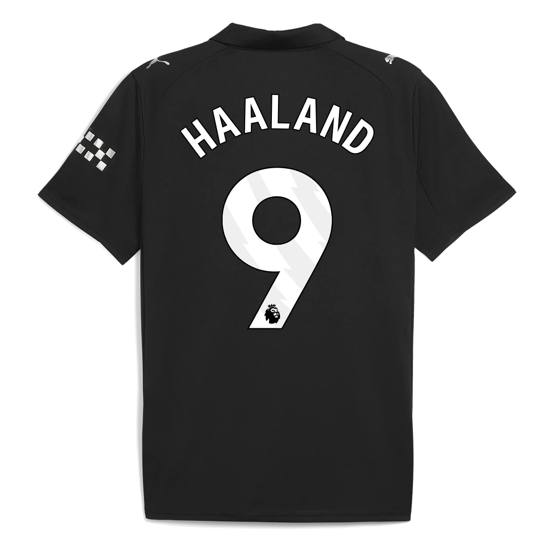 HAALAND #9 Manchester City Away Soccer Jersey 2025/26