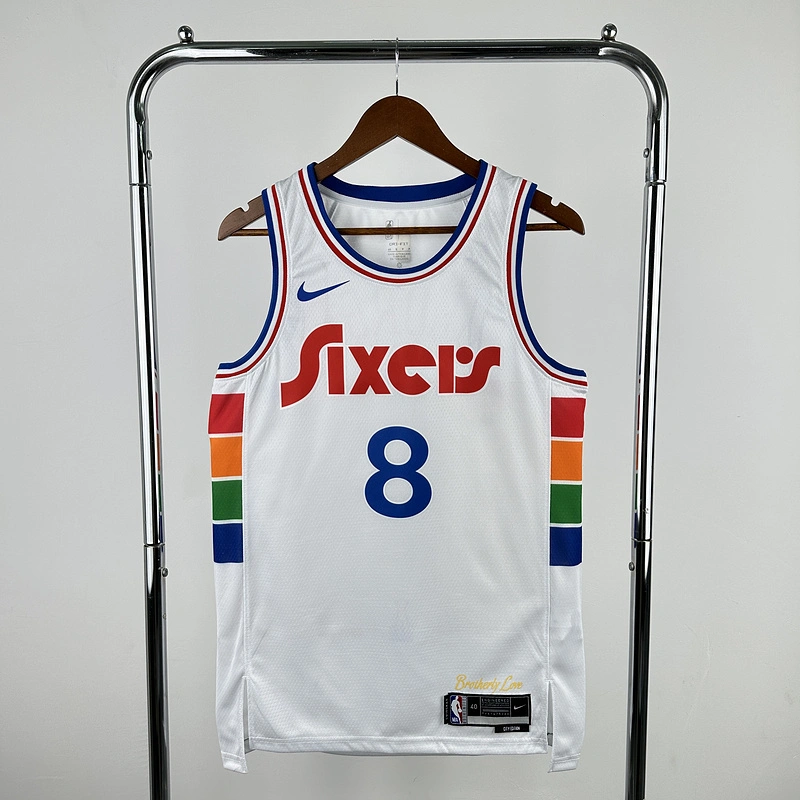 2025 NBA Philadelphia 76ers 8 GEORGE Basketball Jersey