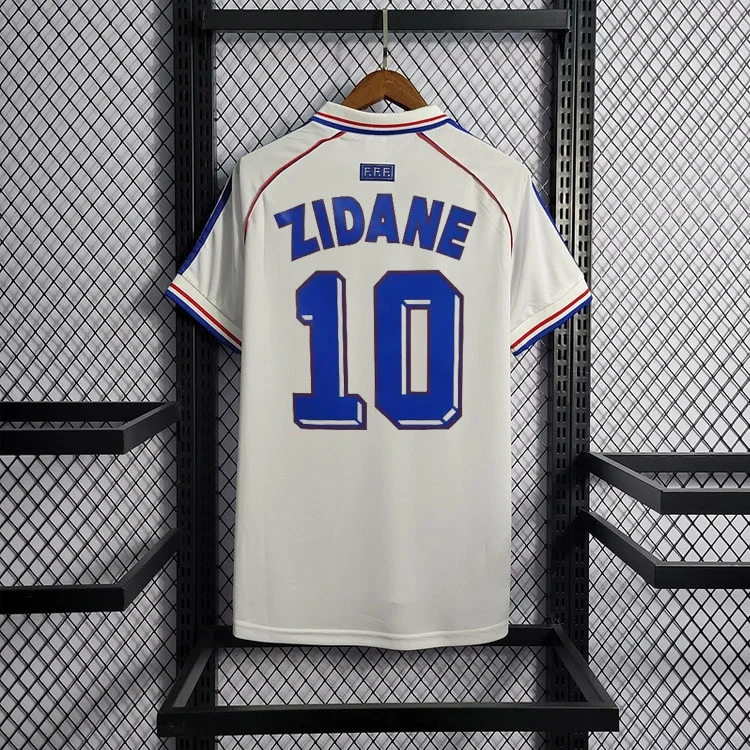 Retro France 1998 away Zidane LIZARAZU Henry Football jersey retro