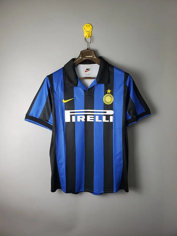 Retro 1998-99 Inter Milan RONALDO MORIERO ZAMORANO BAGGIO Football jersey