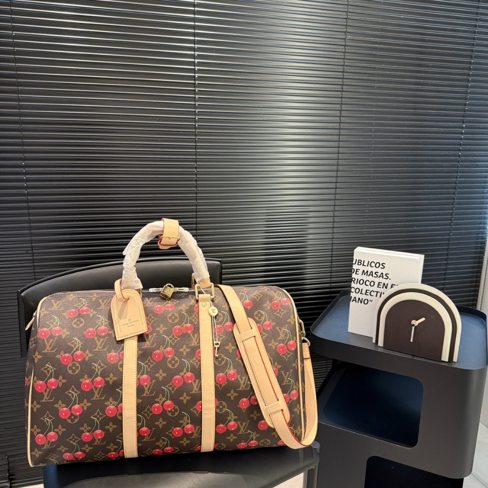 Louis Vuitton X Takashi Murakami Keepall Bandoulière 45 Monogram Brown M13764