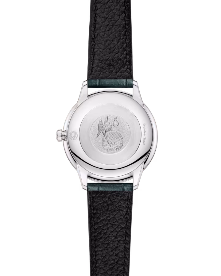 Omega De Ville Prestige 27.5 mm Green Dial Stainless Steel Strap 434.13.28.60.60.001