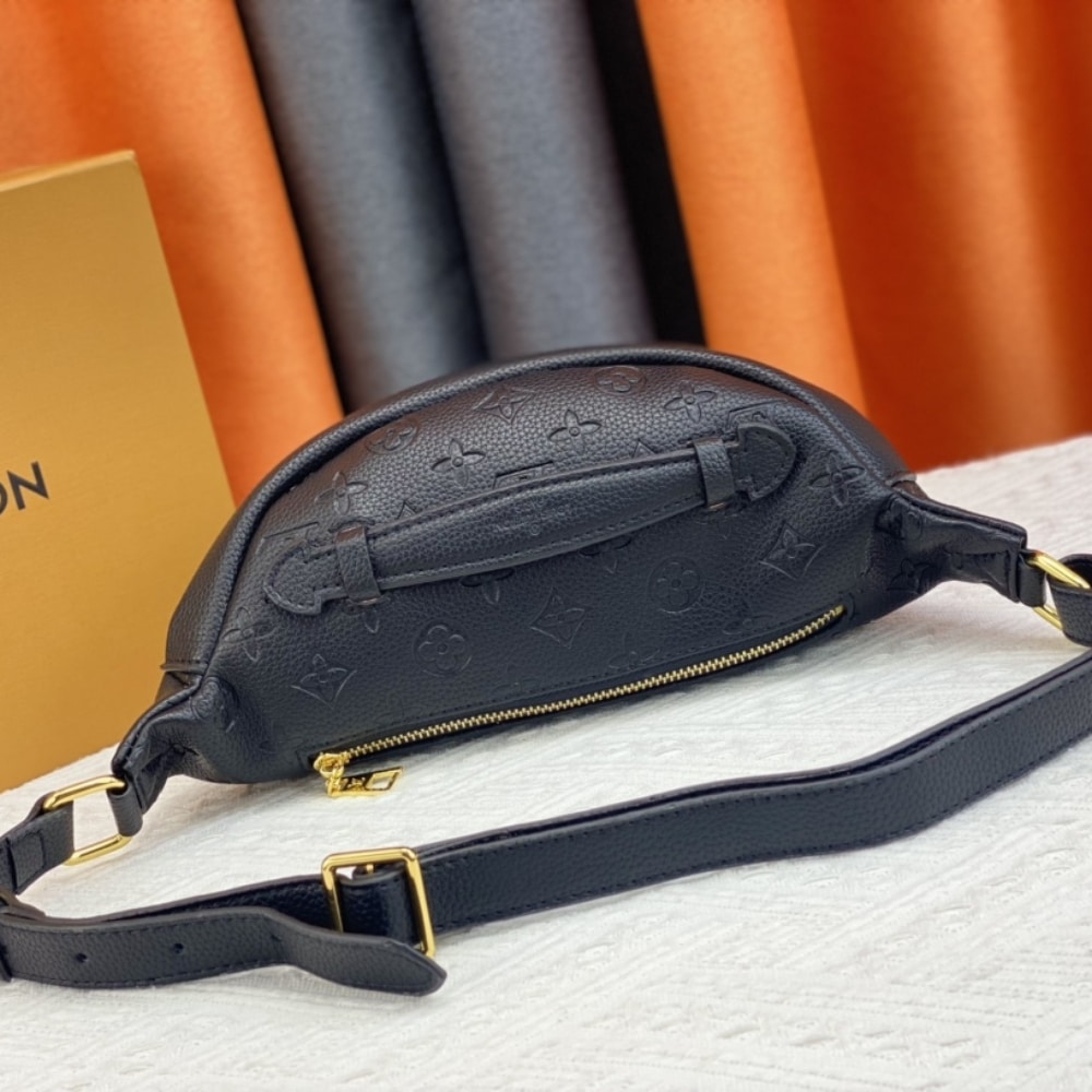 Louis Vuitton Monogram Empreinte Bumbag Black 37Cm M44812