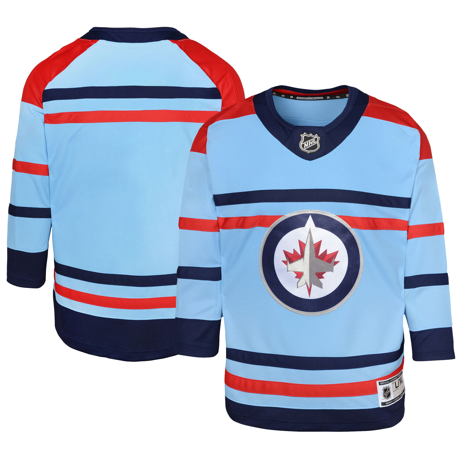 Winnipeg Jets Youth Anniversary Premier Jersey – Light Blue