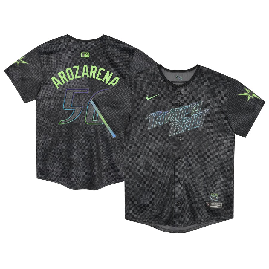 Randy Arozarena Tampa Bay Rays Preschool 2024 City Connect Limited Player Jersey Charcoal