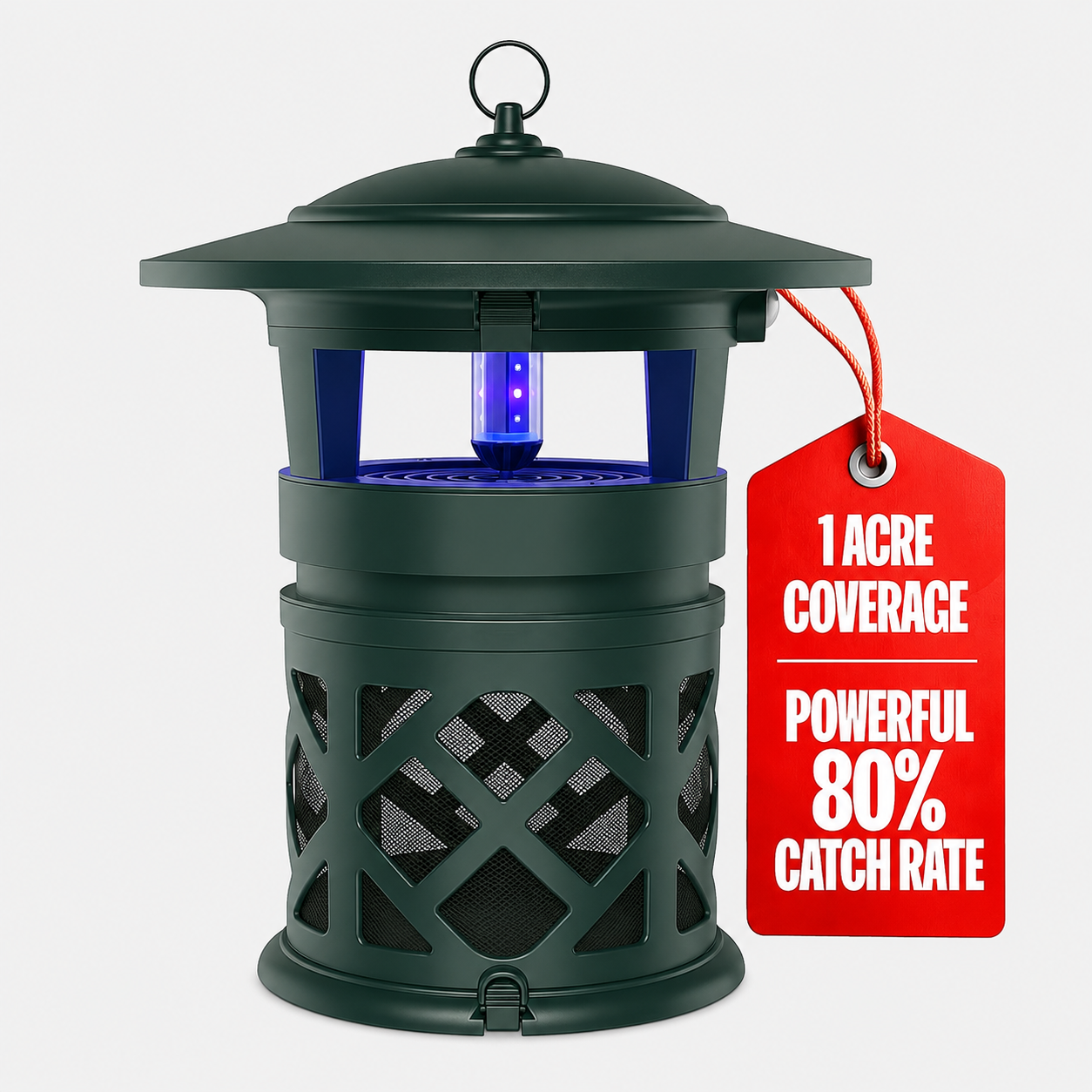 💥 Special offer💥Fly Traps Outdoor - Mosquito & Flying Insect Killer for 1 Acre – Kills Mosquitoes, Flies, Gnats, Wasps - Bug Zapper Alternative