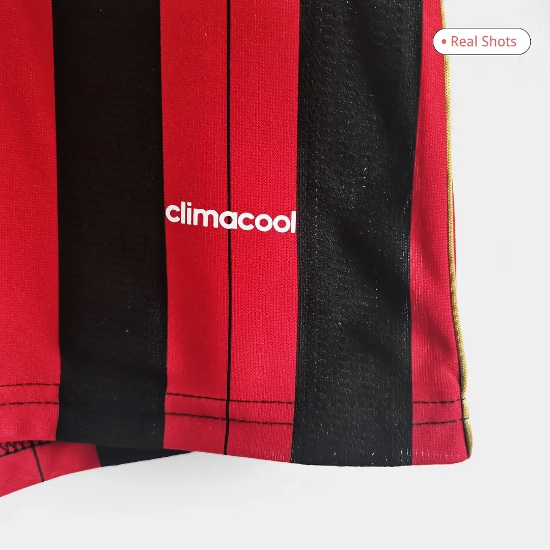 KAKA' #22 Retro AC Milan 2013/14 Home Long Sleeve UCL Jersey