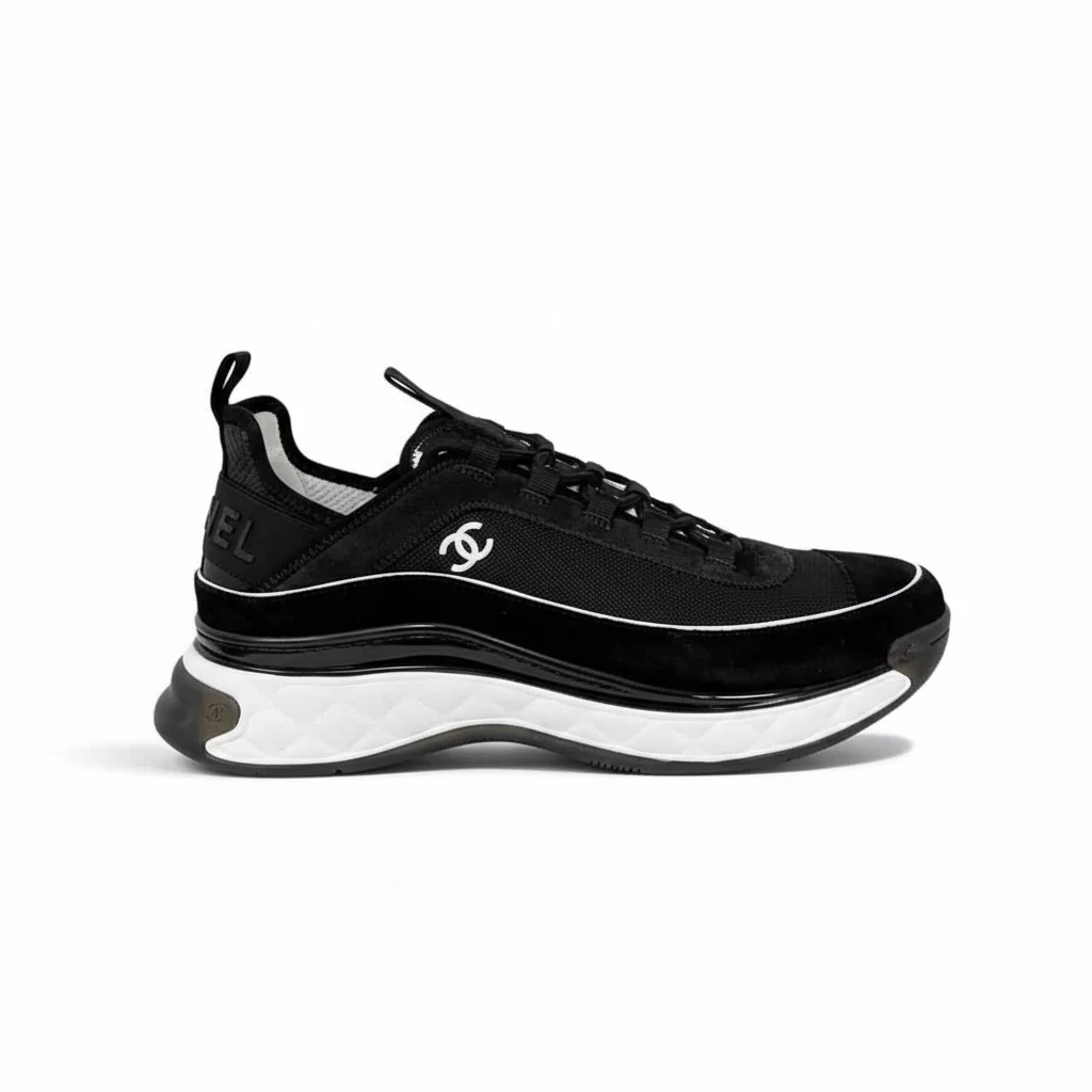 Chanel Women’S Suede Sneaker Black G39072 Y55826 K4284