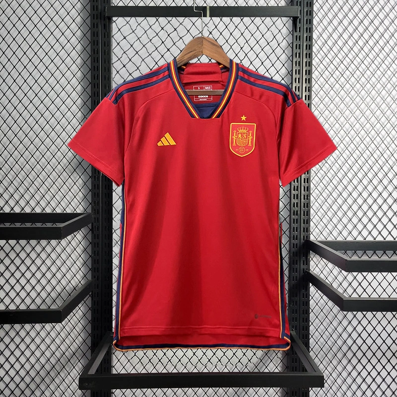 2022-23 Spain Home Football Jersey